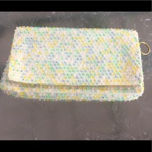 Vintage Colourful Beaded Clutch